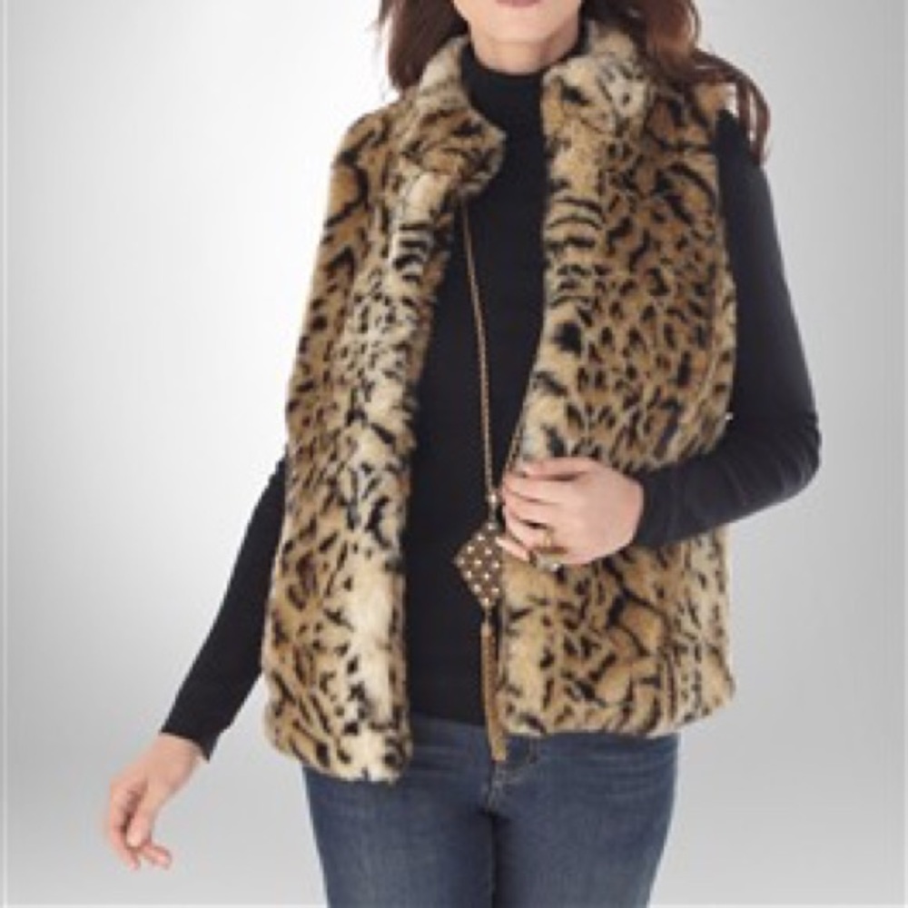Leopard vest